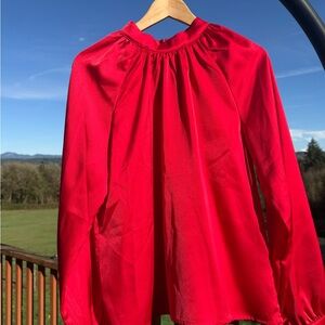 SHEIN Vibrant Red Blouse
